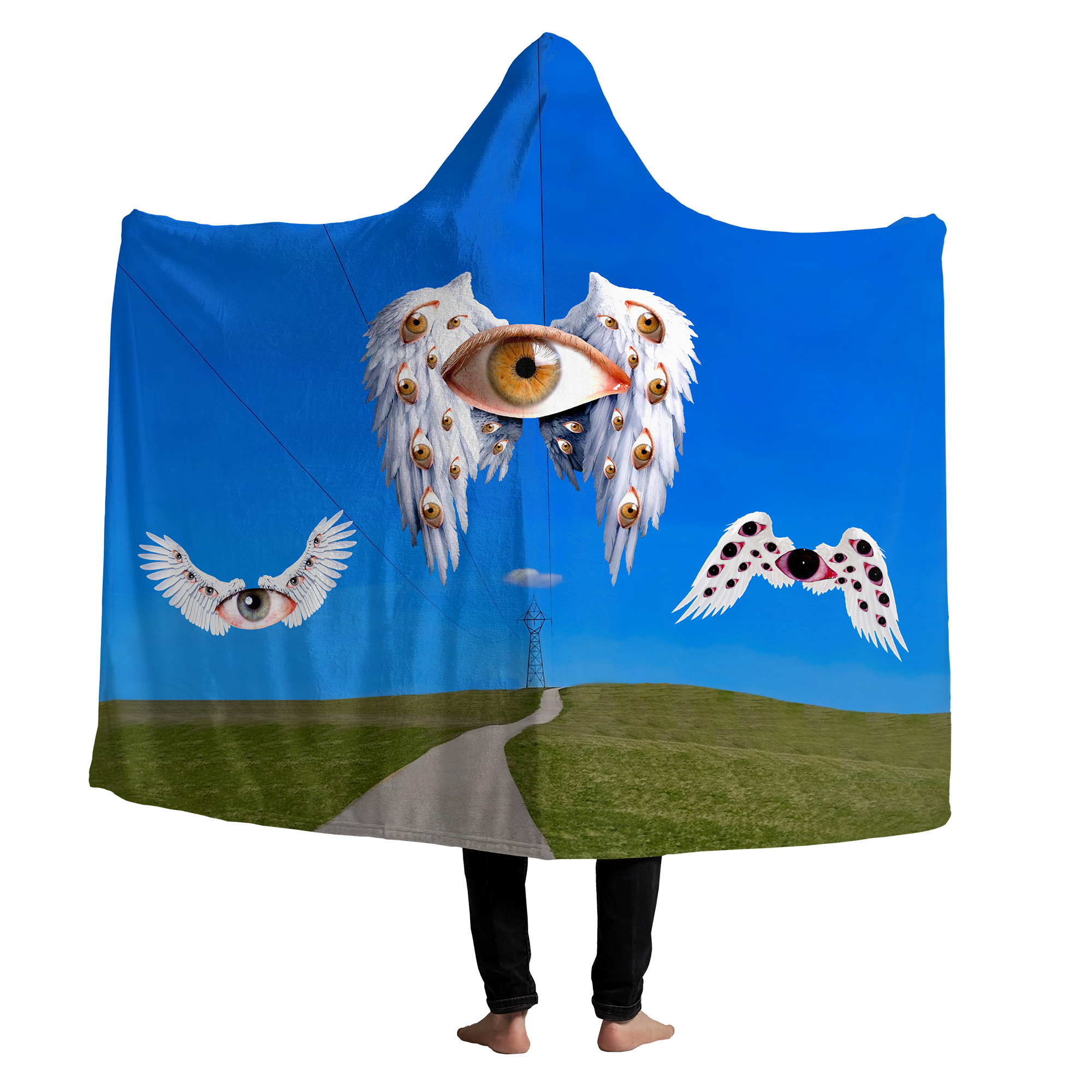 Guided Path Hooded Blanket